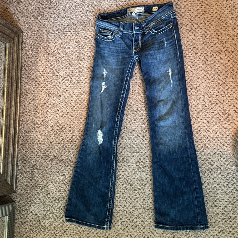 BKE Stella Flare Jeans in Blue